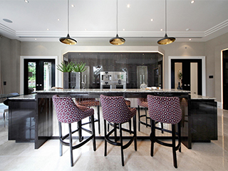 bespoke interior design for a prestigious property on the Wentworth Estate